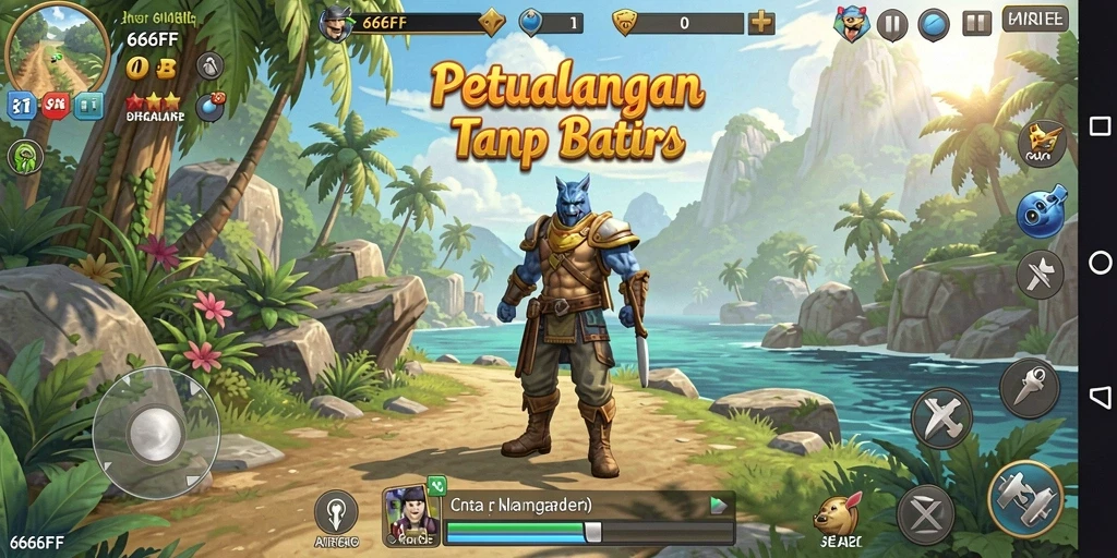 Tampilan gameplay <strong>666FF</strong> yang mendebarkan saat menjelajahi dunia petualangan.