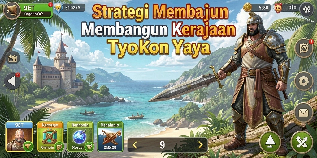 Tampilan gameplay seru dan strategis dalam 9ET.