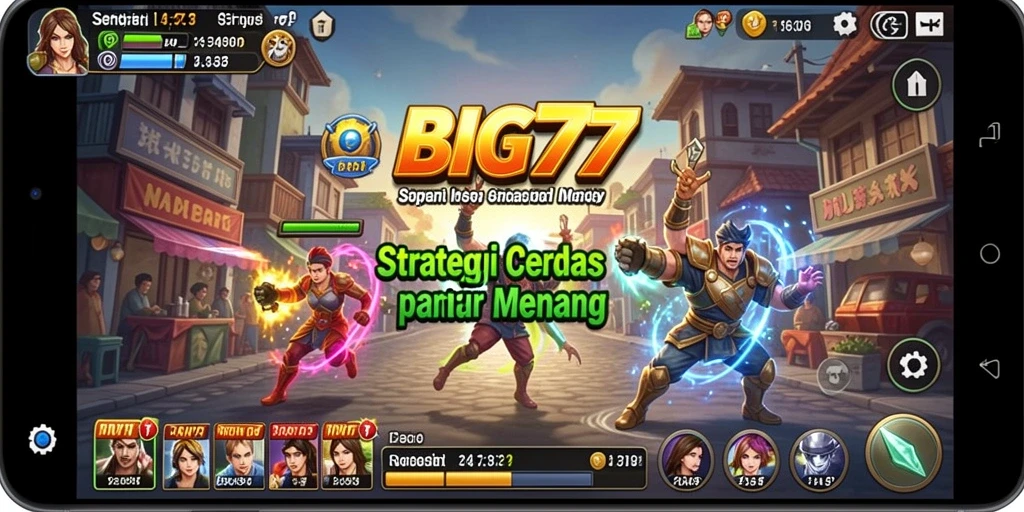Tampilan gameplay BIG77 yang menegangkan dan penuh strategi.