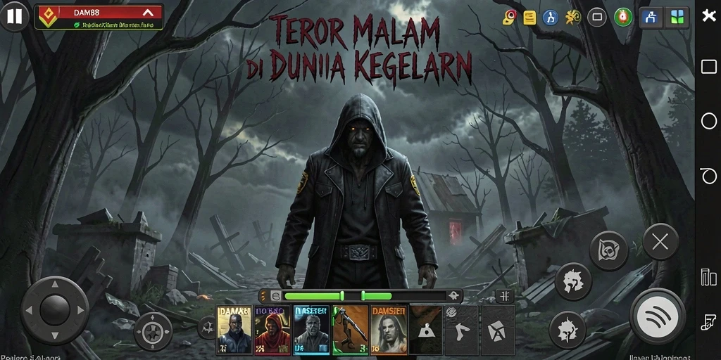 Tampilan gameplay <strong>DAM88</strong> yang penuh teror dan ketegangan.
