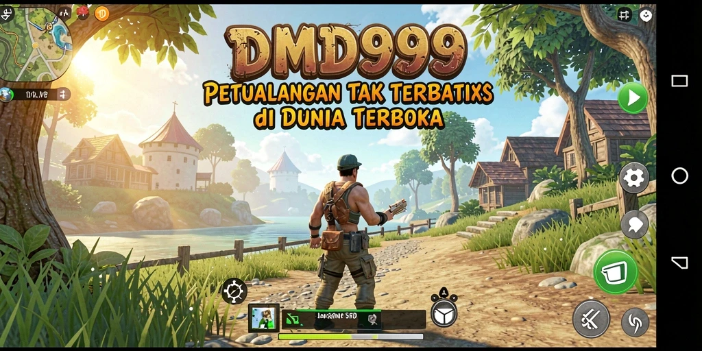 Tampilan menakjubkan dari gameplay DMD999 di dunia terbuka
