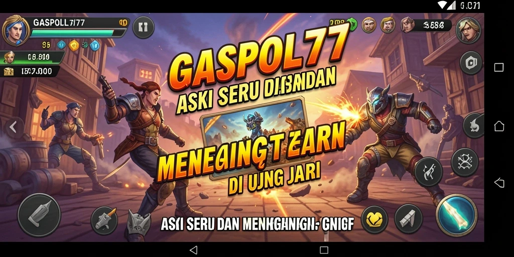 Tampilan mendebarkan dari gameplay GASPOL77 yang penuh aksi.