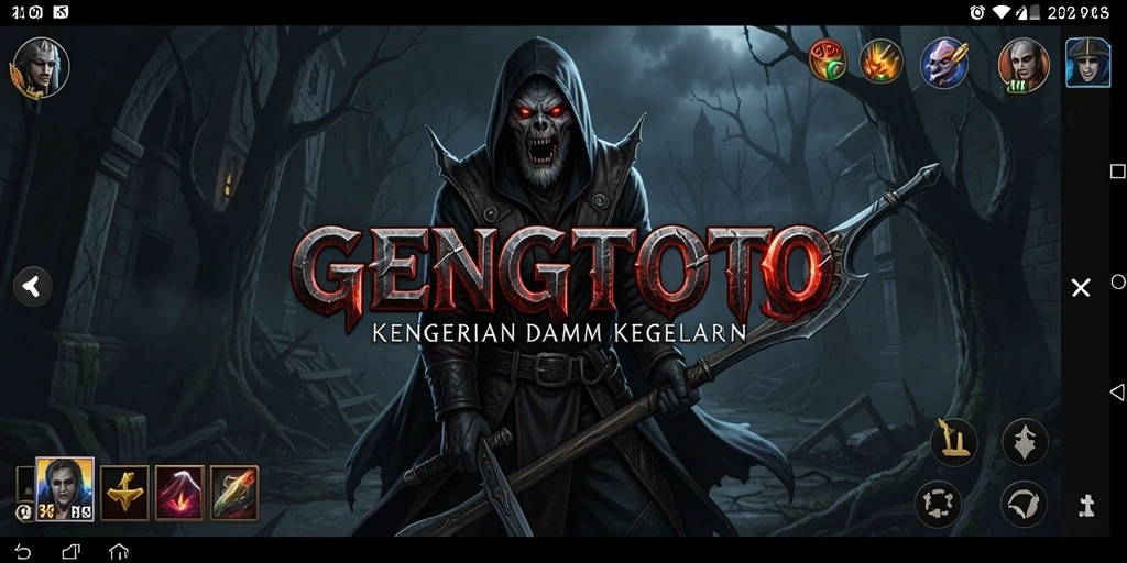 Tampilan gameplay yang menakutkan di GENGTOTO.