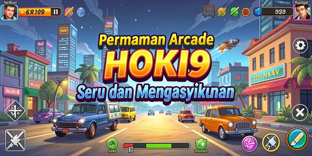 Screenshot HOKI9 menampilkan gameplay yang seru dan menantang di level yang berwarna-warni.