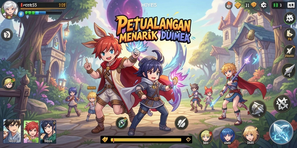 Gameplay menakjubkan dari HOYE55 dengan karakter Anime favorit.