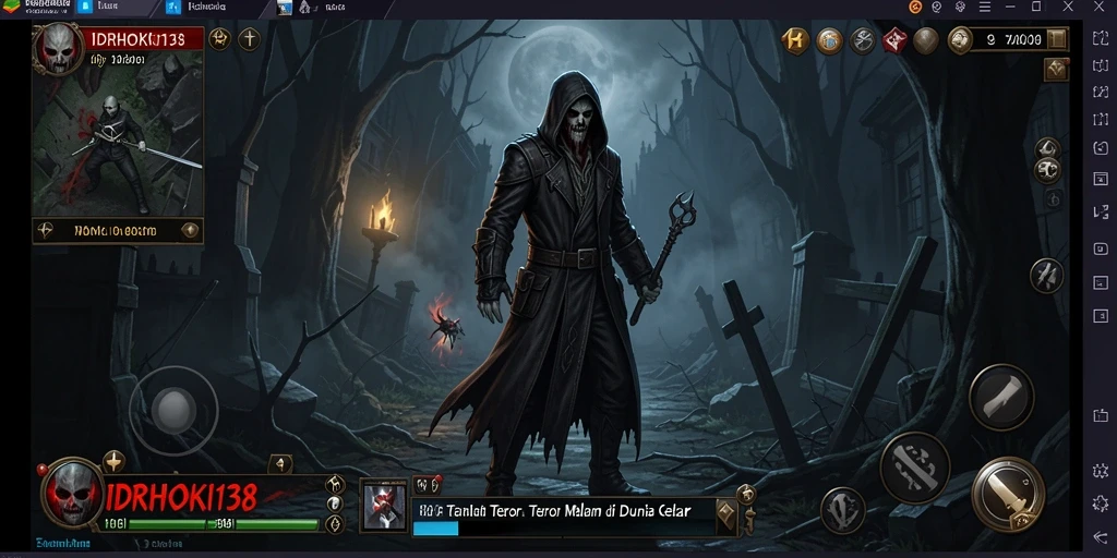 Gambaran gameplay menakutkan di IDRHOKI138.