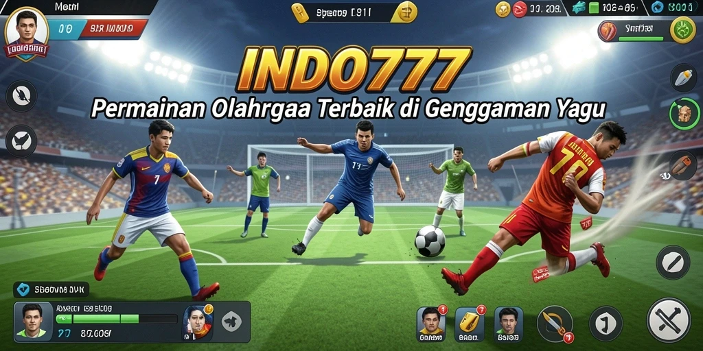Tampilan gameplay INDO777 dengan aksi olahraga yang seru.