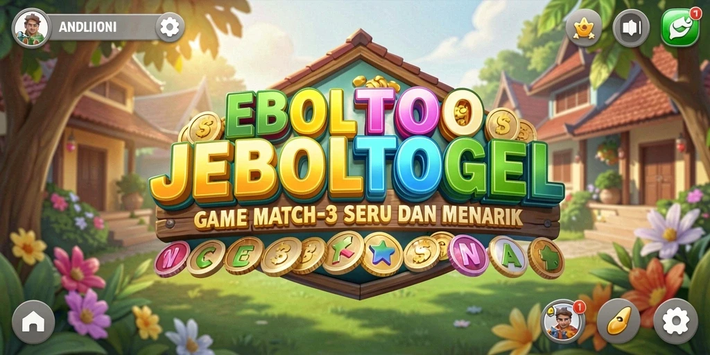 Tangkapan layar dari gameplay seru JEBOLTOGEL dalam genre Match-3.