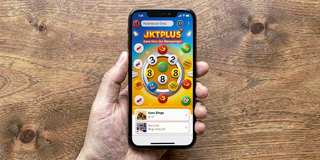 Tampilan menarik gameplay Bingo di JKTPLUS.