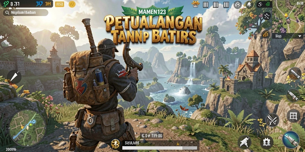 Gameplay MAMEN123 yang menakjubkan dalam dunia terbuka.