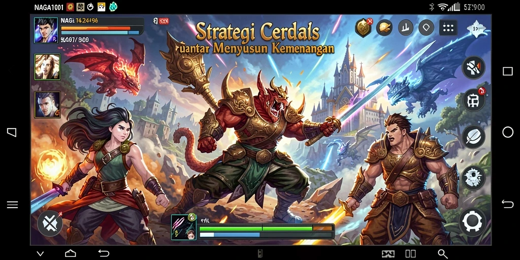 Tampilan gameplay NAGA1001 yang mendebarkan dan strategis.