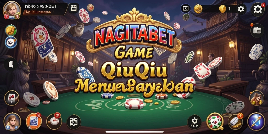 Tampilan gameplay menarik NAGITABET dalam permainan QiuQiu.