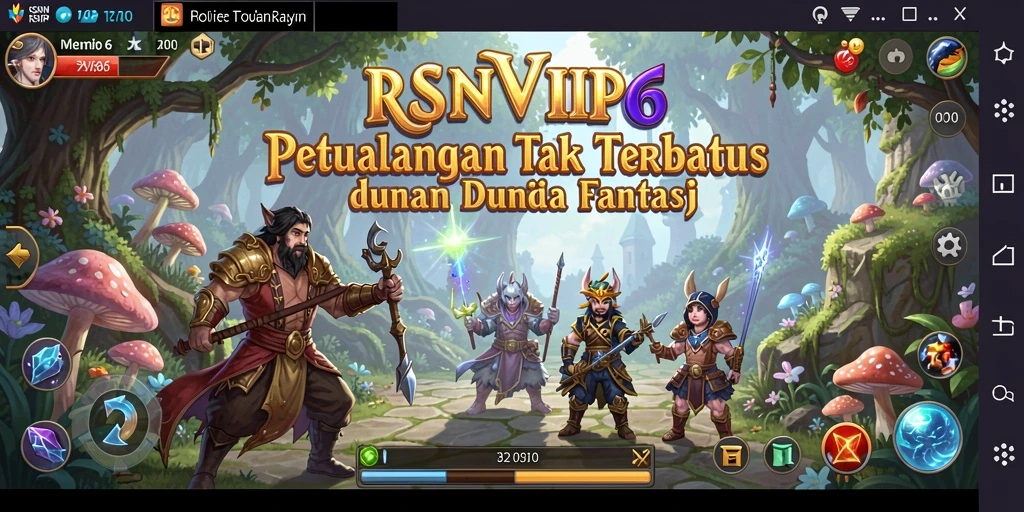 Gameplay menakjubkan RSNVIP6 dalam dunia petualangan fantastis.