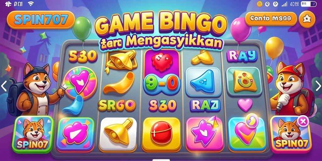 Tampilan gameplay SPIN707 yang seru dan interaktif.