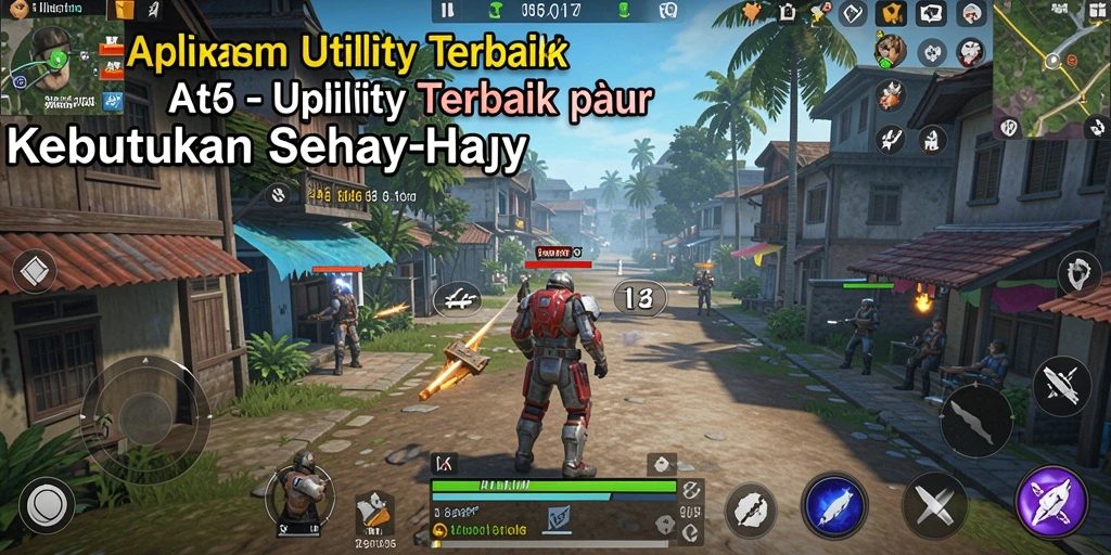 Tampilan antarmuka aplikasi T6 menampilkan beragam fitur Utility.